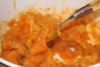 Purée de potimarron aux épices